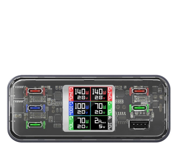 4smarts Stacja ładująca Lucid GaN DIY 360W 5xUSB-C 1xUSB-A - 1417005 - zdjęcie 2